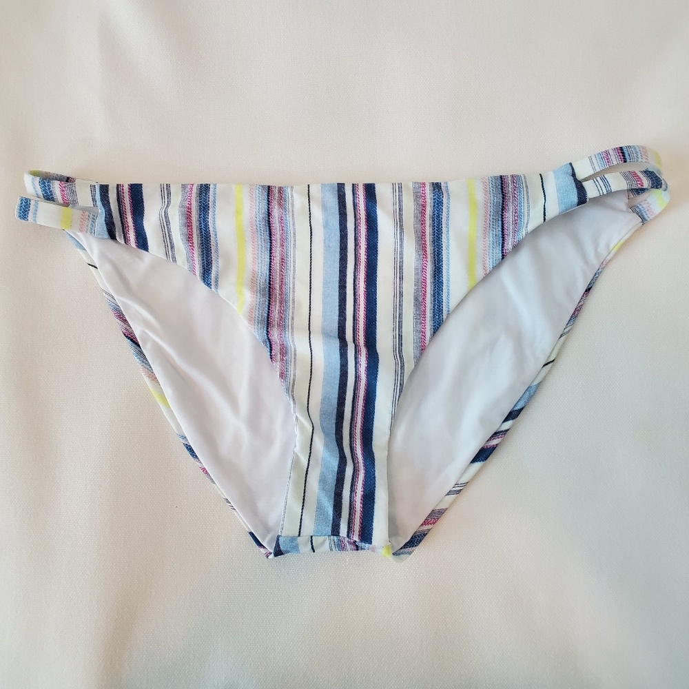 NWOT Splendid Line of Sight Striped Bikini - Large